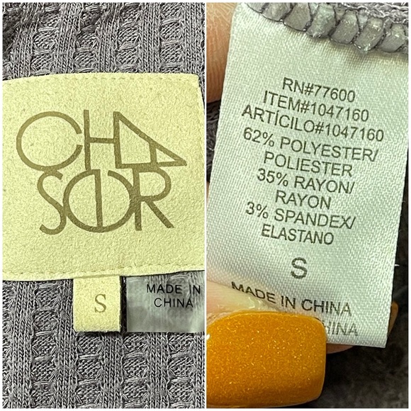 Chaser Waffle Knit Thermal Long Sleeve Top - Picture 11 of 12